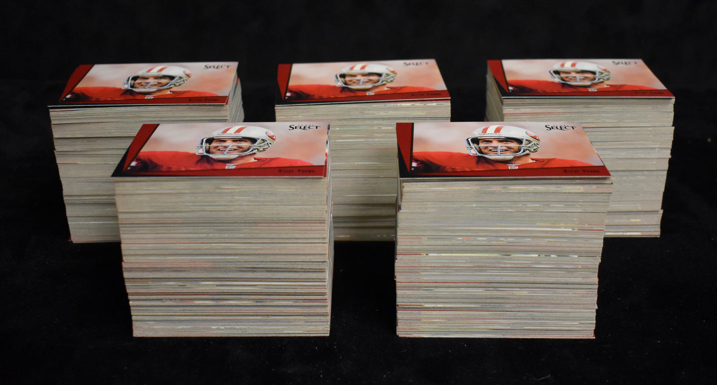 Lot of (5) 1993 Score Select NFL Football Complete Sets - 200 Cards RBX68