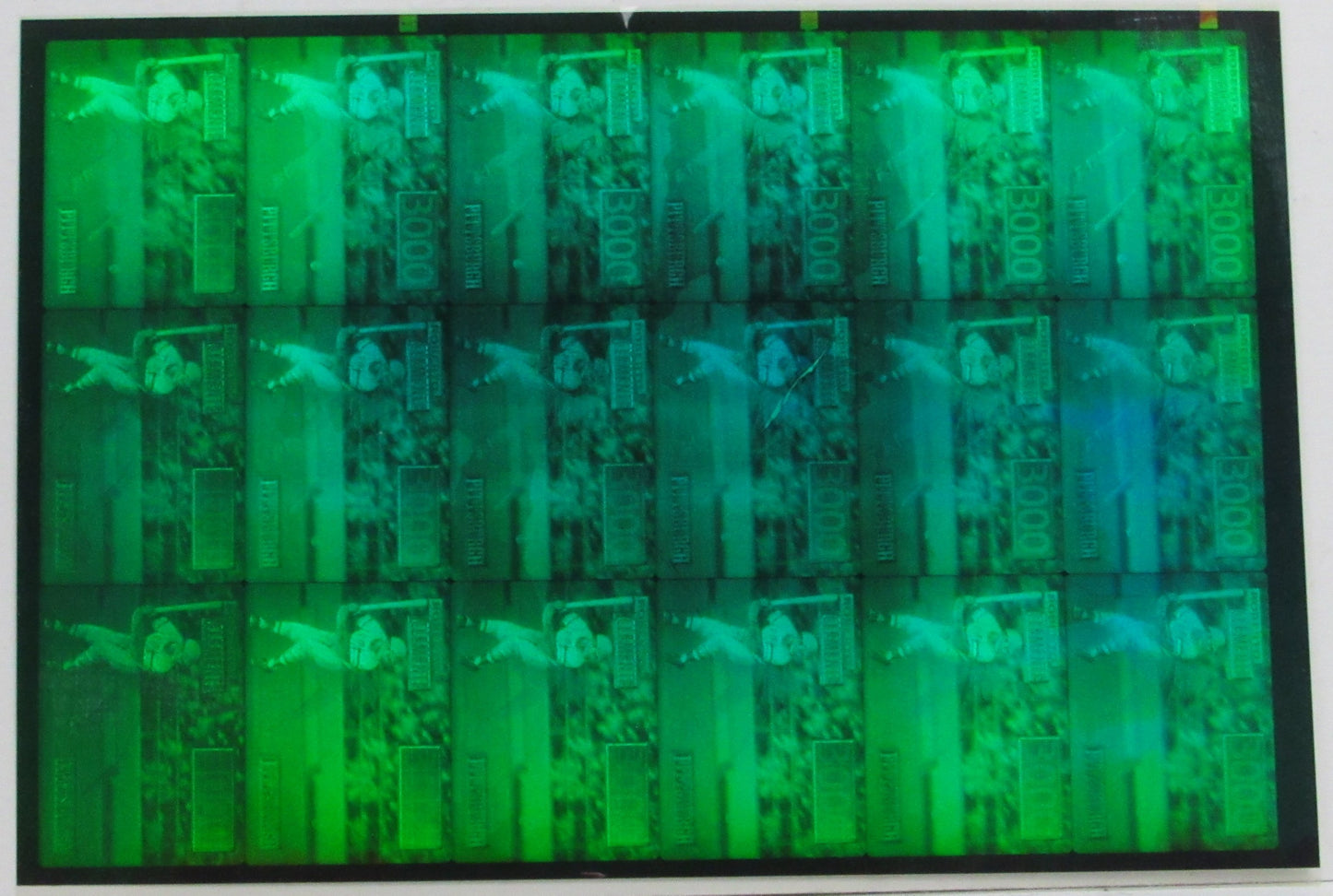 1994 Roberto Clemente HOF 3000 Hit Uncut Proof Sheet (18) Cards  210198