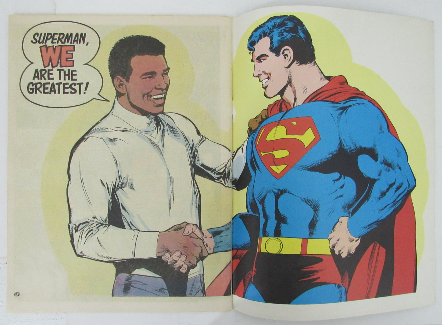 1978 Whitman Oversized 10x13 Comic Book Superman vs. Muhammad Ali  210199
