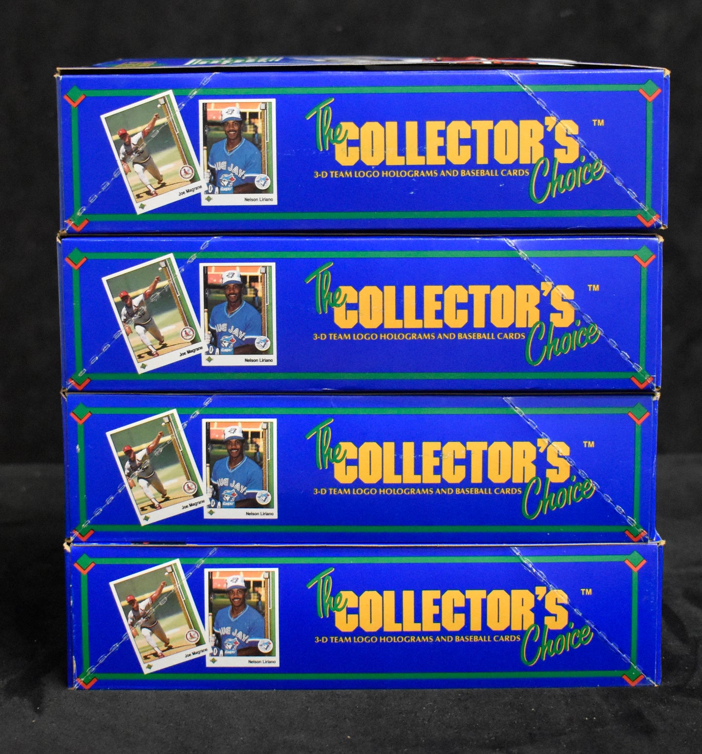 Lot of (4) 1989 Upper Deck - Low Series Wax Boxes - Griffey Jr RC - CLEAN RBX69