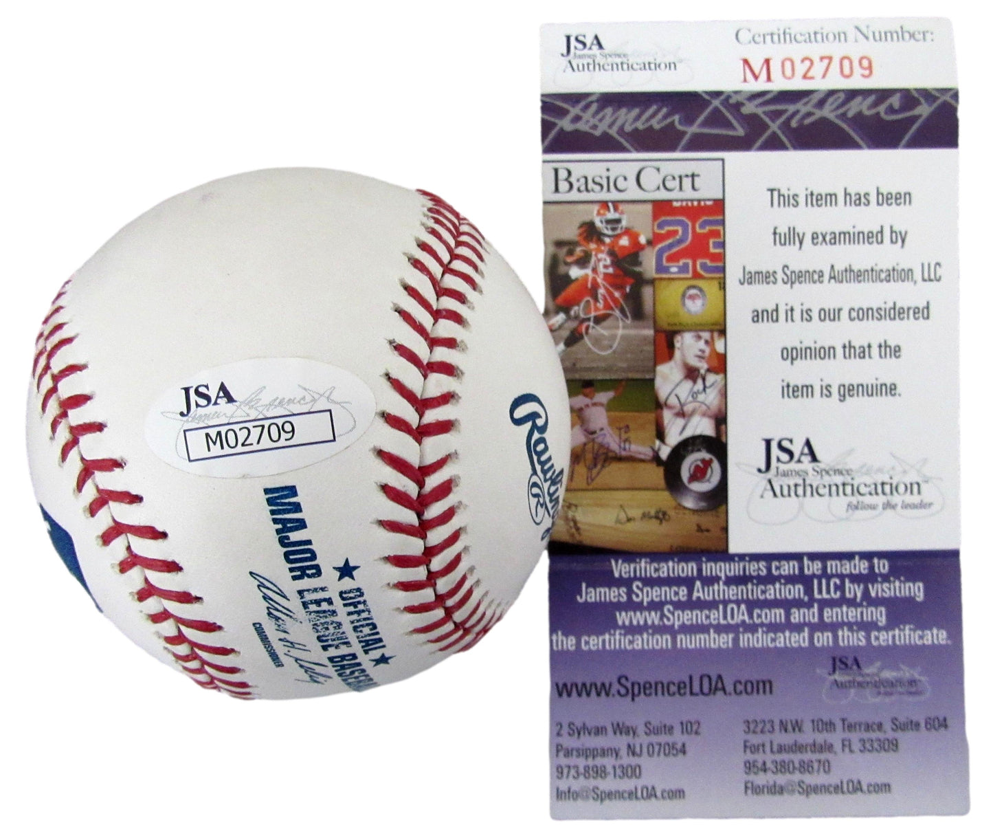 Madison Bumgarner Signed/Auto OML Baseball San Francisco Giants JSA   210206
