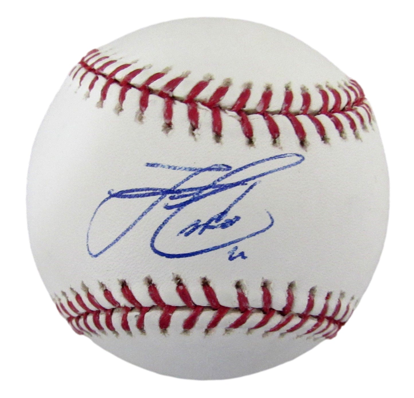 Francisco Lindor Signed/Autographed OML Baseball New York Mets JSA   210215