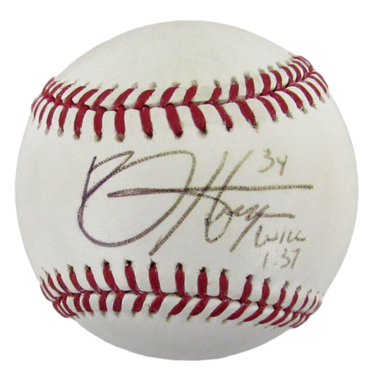 Bryce Harper Signed/Autographed OML Baseball Philadelphia Phillies JSA   210217