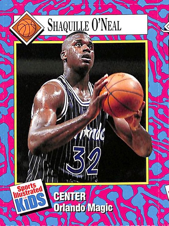 1993 Sports Illustrated for Kids Shaquille O'neal Newsstand w/ Cards 211205