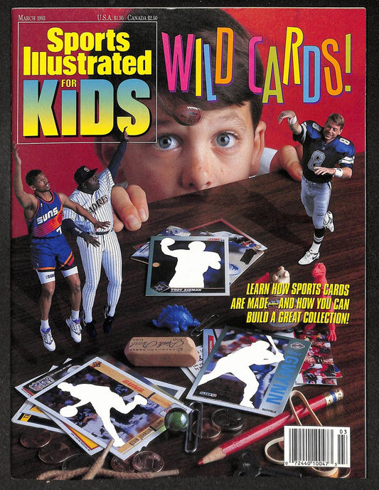 1993 Sports Illustrated for Kids Shaquille O'neal Newsstand w/ Cards 211206