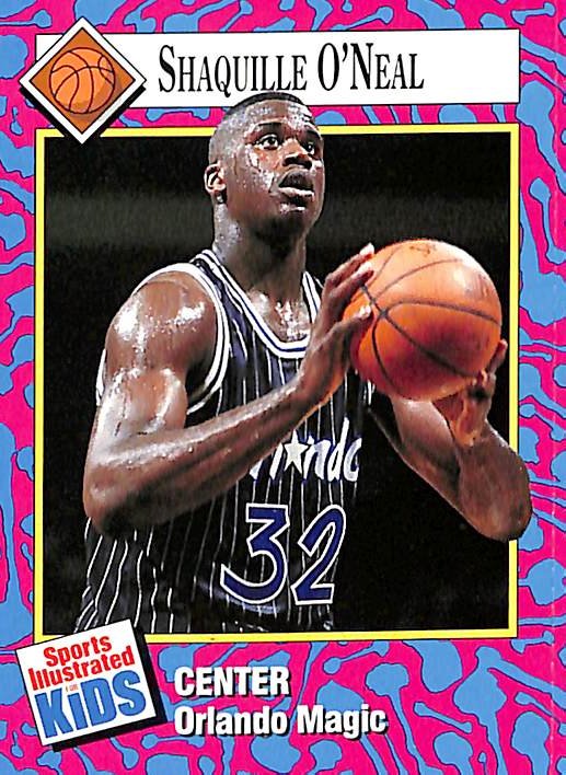 1993 Sports Illustrated for Kids Shaquille O'neal Newsstand w/ Cards 211206