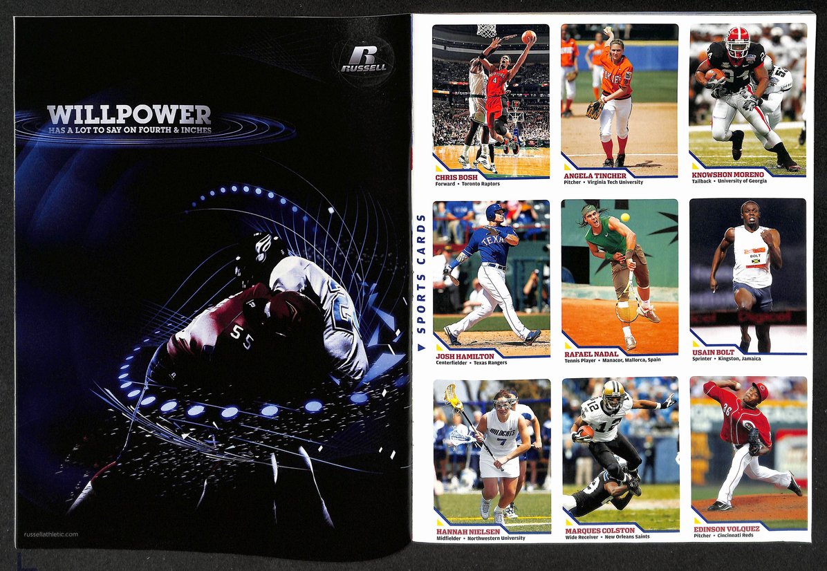2008 Sports Illustrated for Kids Eli Manning w/ Cards Usain Bolt RC 211208