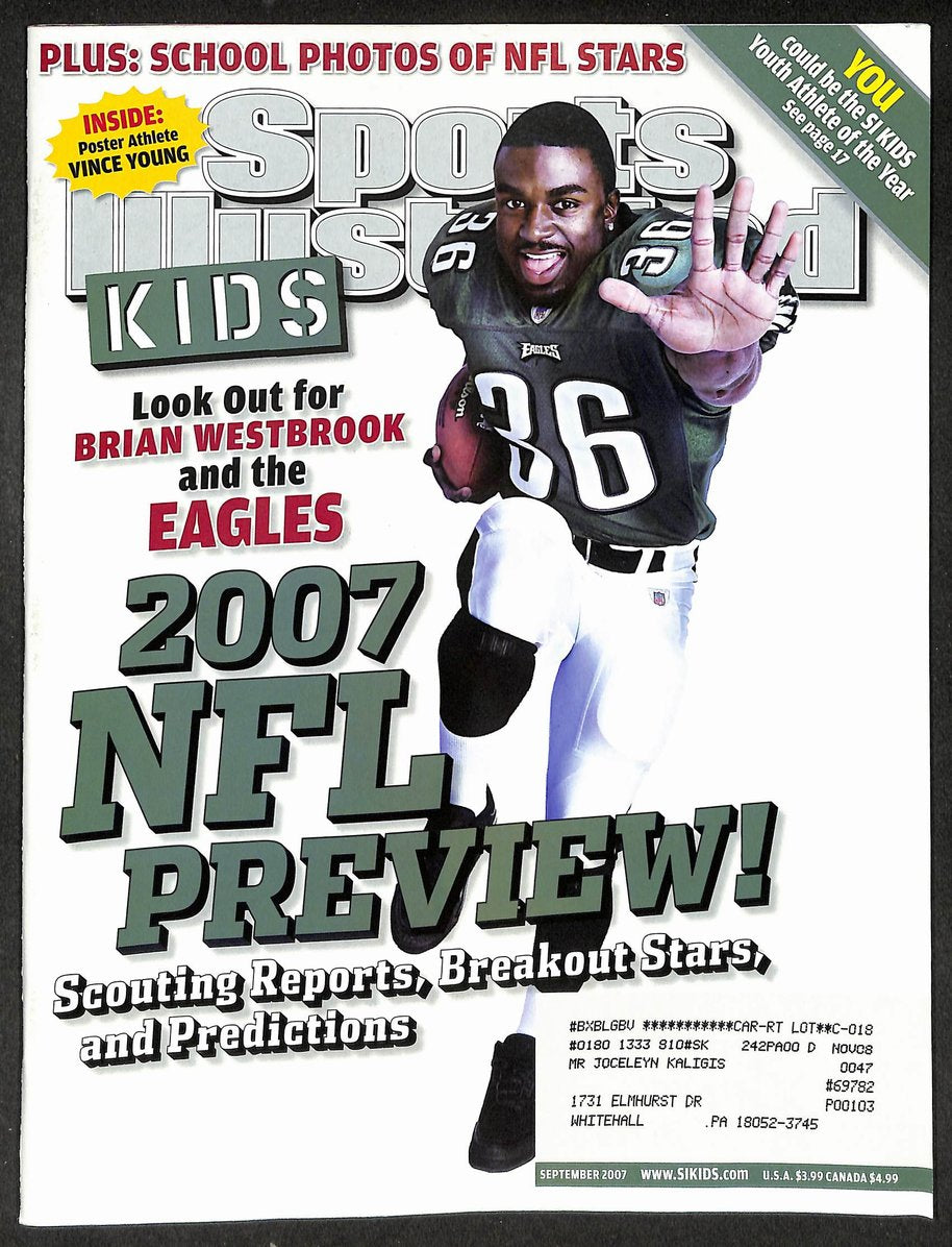 2007 Sports Illustrated for Kids NFL Preview w/ Cards Paul Babil RC 211209