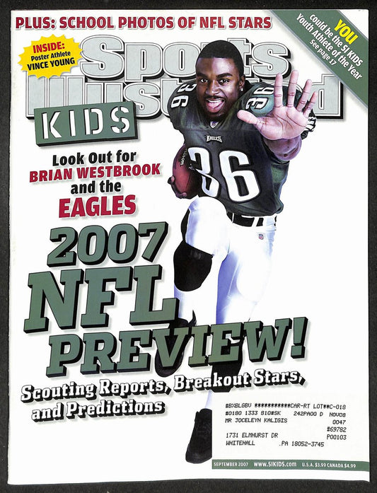 2007 Sports Illustrated for Kids NFL Preview w/ Cards Paul Babil RC 211209