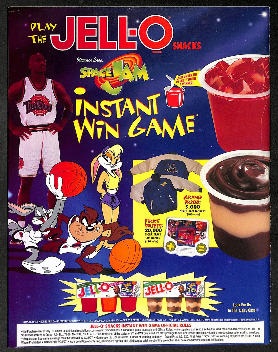 1997 Sports Illustrated for Kids Michael Jordan Space Jam Newsstand w/ Cards 10