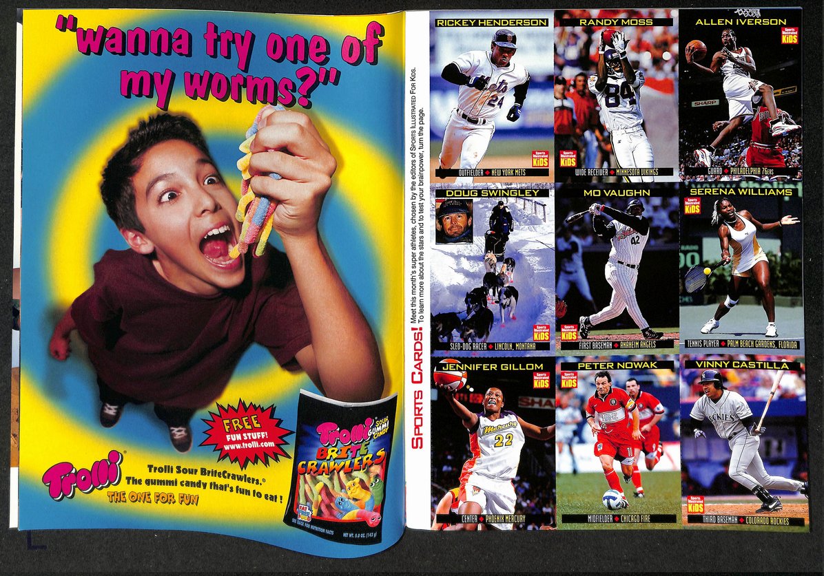 1999 Sports Illustrated for Kids Newsstand w/ Cards Serena Williams RC 211214