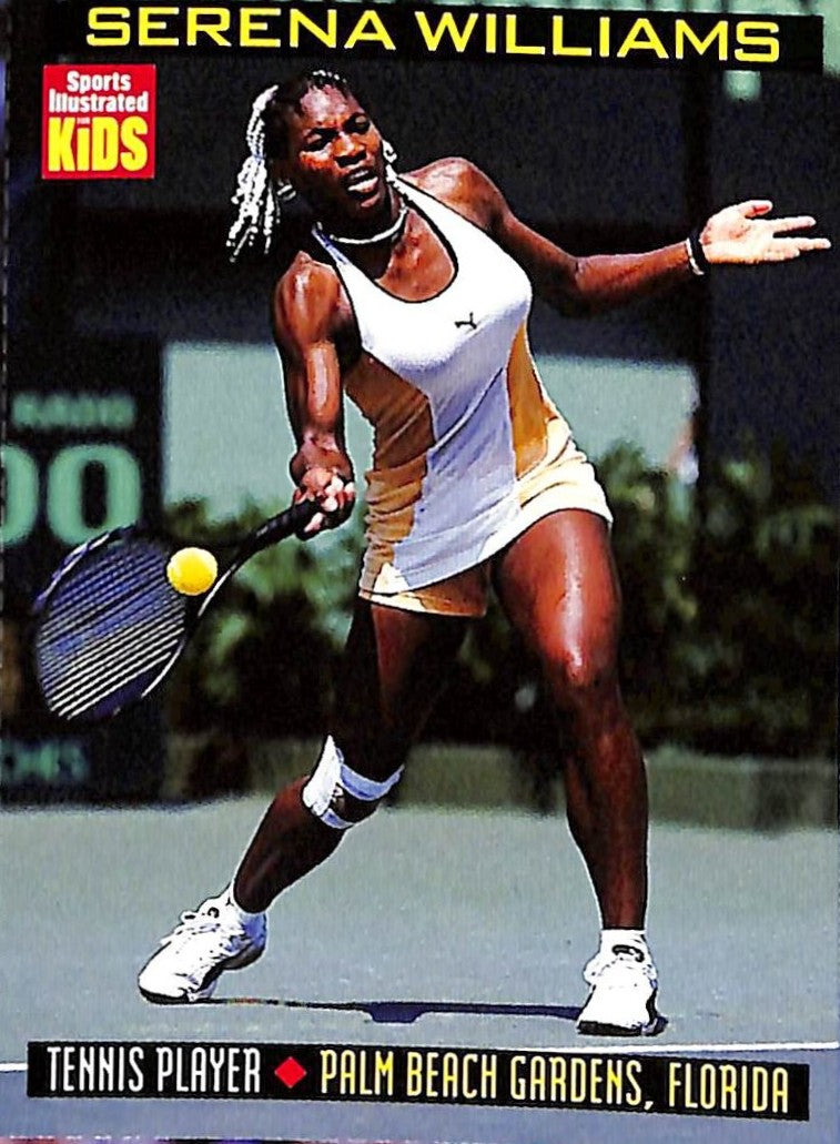 1999 Sports Illustrated for Kids Newsstand w/ Cards Serena Williams RC 211214