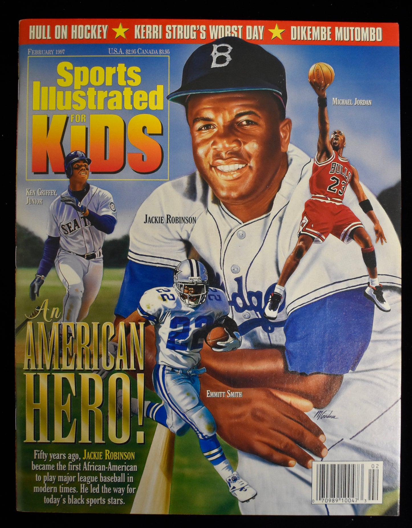 1997 Sports Illustrated for Kids Jordan Newsstand w/ Cards Kobe Bryant RC 211216