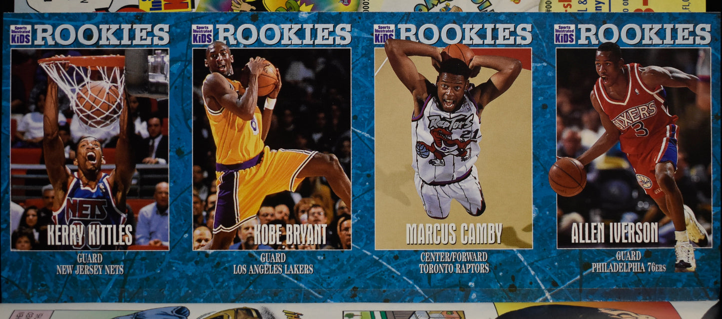 1997 Sports Illustrated for Kids Jordan Newsstand w/ Cards Kobe Bryant RC 211216