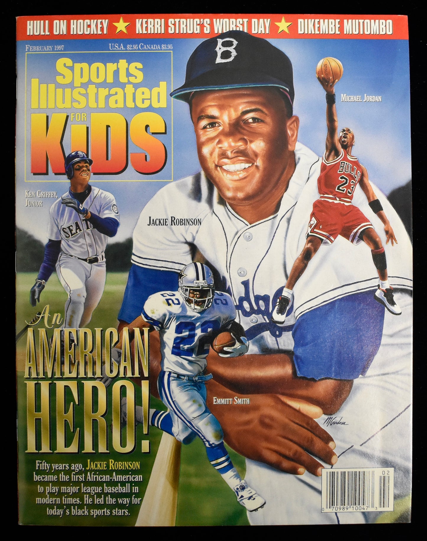 1997 Sports Illustrated for Kids Jordan Newsstand w/ Cards Kobe Bryant RC 211217