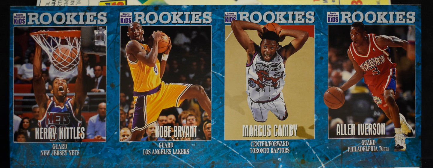 1997 Sports Illustrated for Kids Jordan Newsstand w/ Cards Kobe Bryant RC 211217