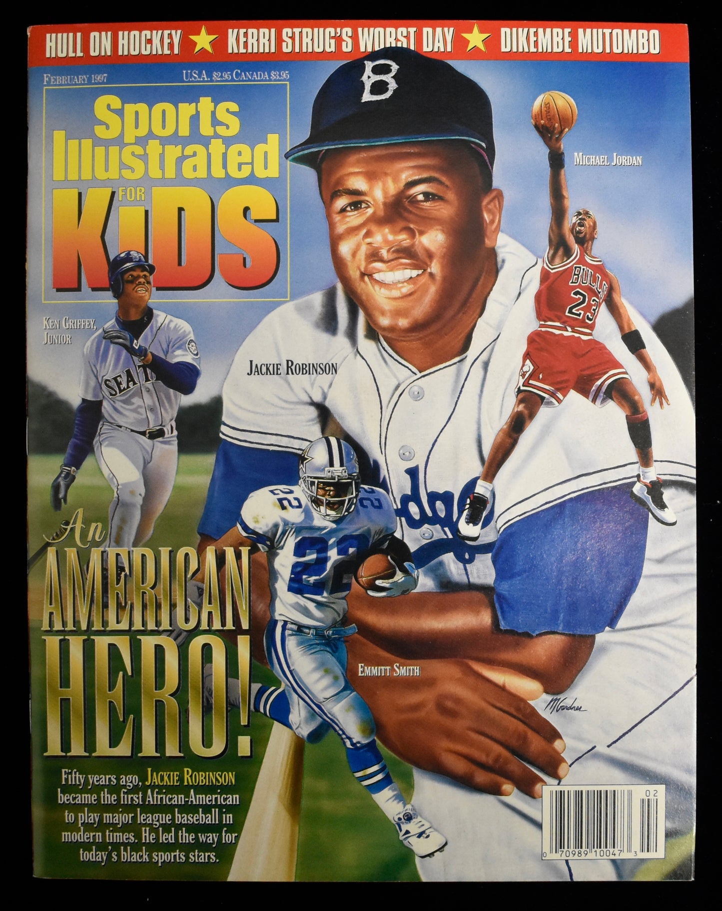 1997 Sports Illustrated for Kids Jordan Newsstand w/ Cards Kobe Bryant RC 211218