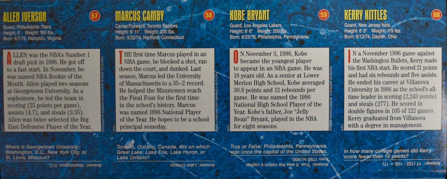 1997 Sports Illustrated for Kids Jordan Newsstand w/ Cards Kobe Bryant RC 211218