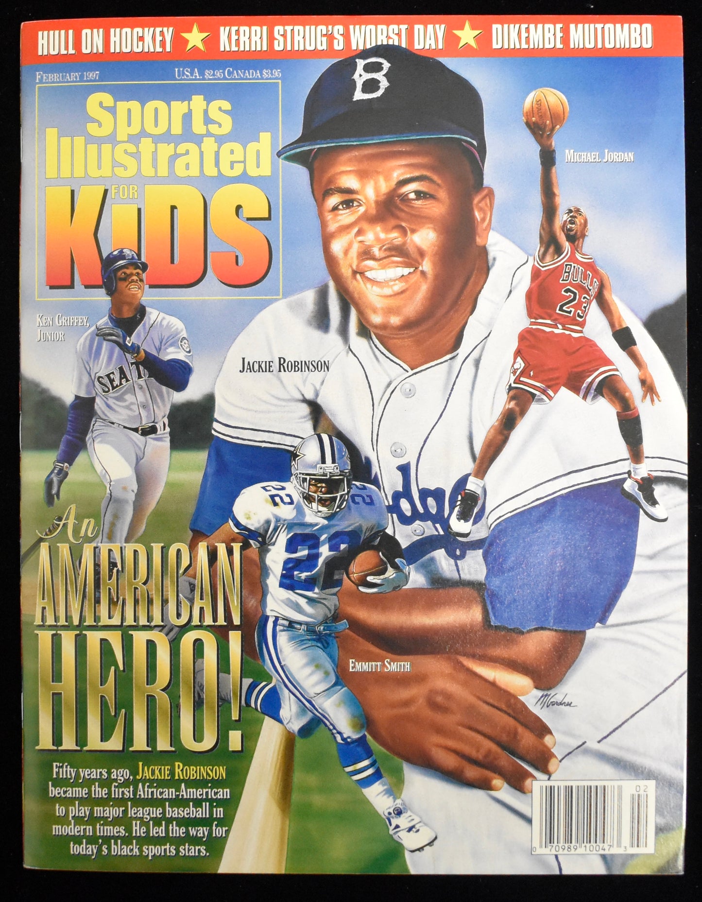 1997 Sports Illustrated for Kids Jordan Newsstand w/ Cards Kobe Bryant RC 211219