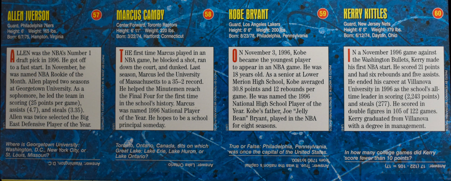 1997 Sports Illustrated for Kids Jordan Newsstand w/ Cards Kobe Bryant RC 211219