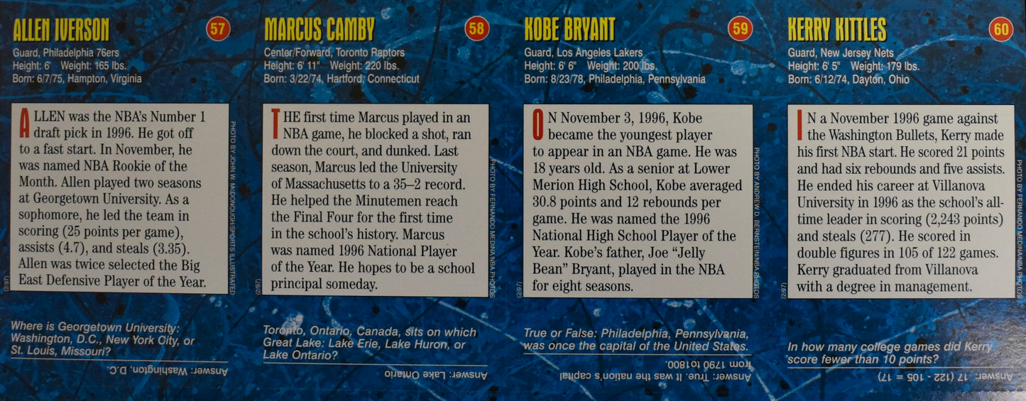 1997 Sports Illustrated for Kids Jordan Newsstand w/ Cards Kobe Bryant RC 211220
