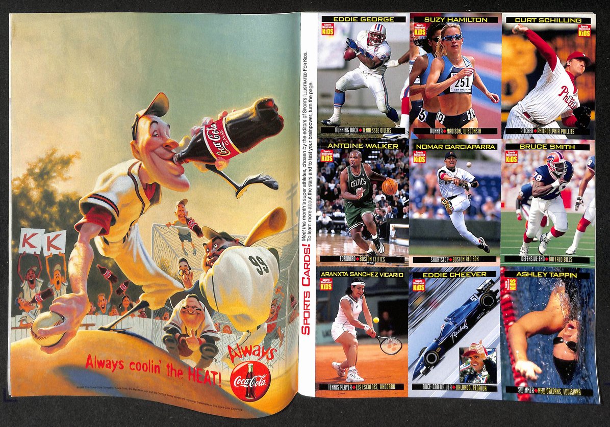 1998 Sports Illustrated for Kids Barry Sanders Newsstand w/ Cards 211221