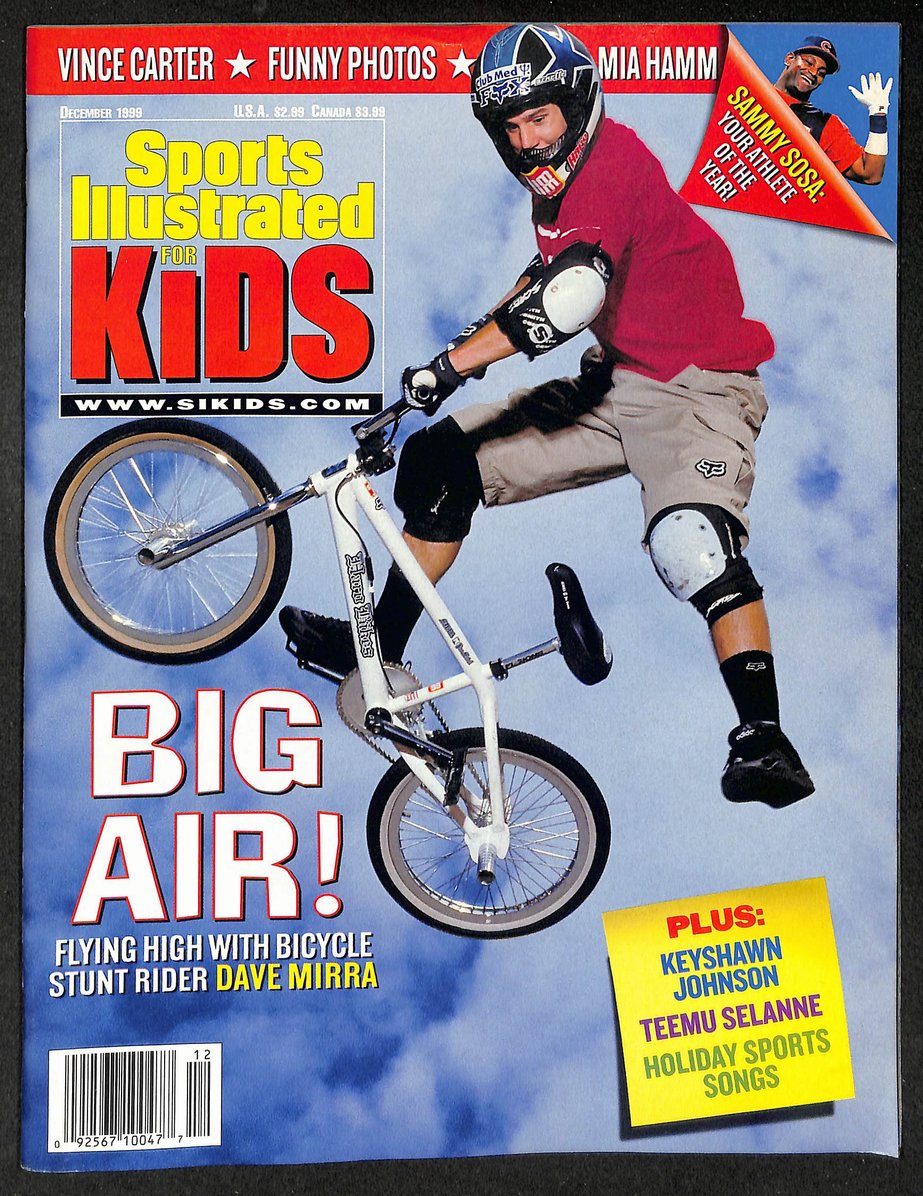 1999 Sports Illustrated for Kids Dave Mirra w/ Cards Tiger Woods 211226