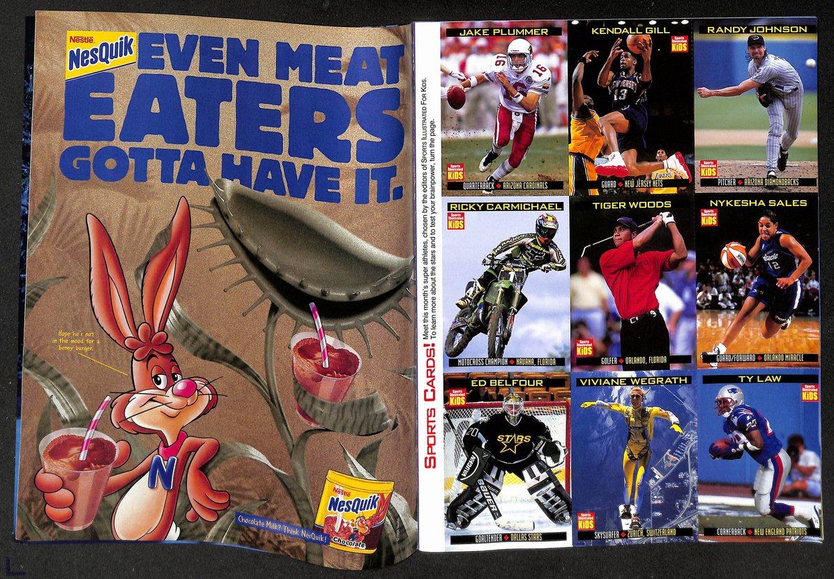 1999 Sports Illustrated for Kids Dave Mirra w/ Cards Tiger Woods 211226