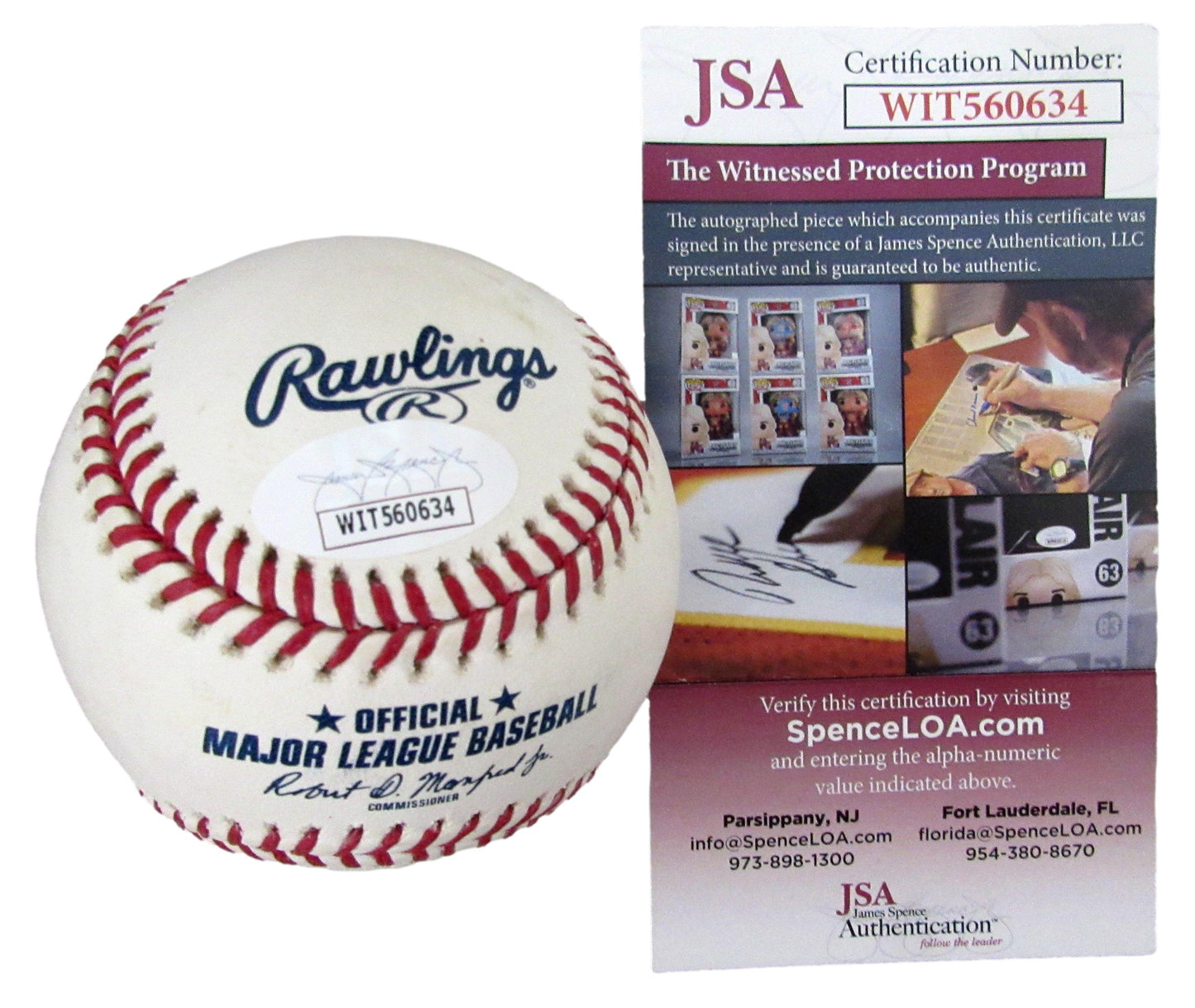Don Mattingly Signed/Autographed OML Baseball New York Yankees JSA   210220