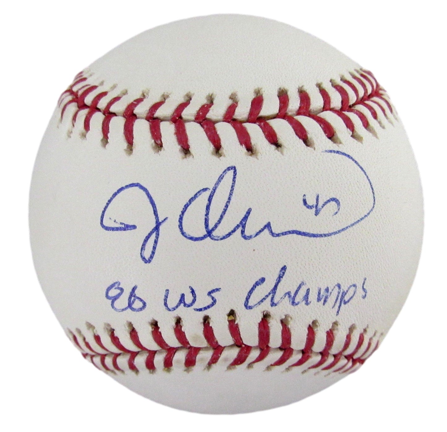 Jesse Orosco Signed/Inscr OML Baseball New York Mets Steiner/MLB Holo   210222
