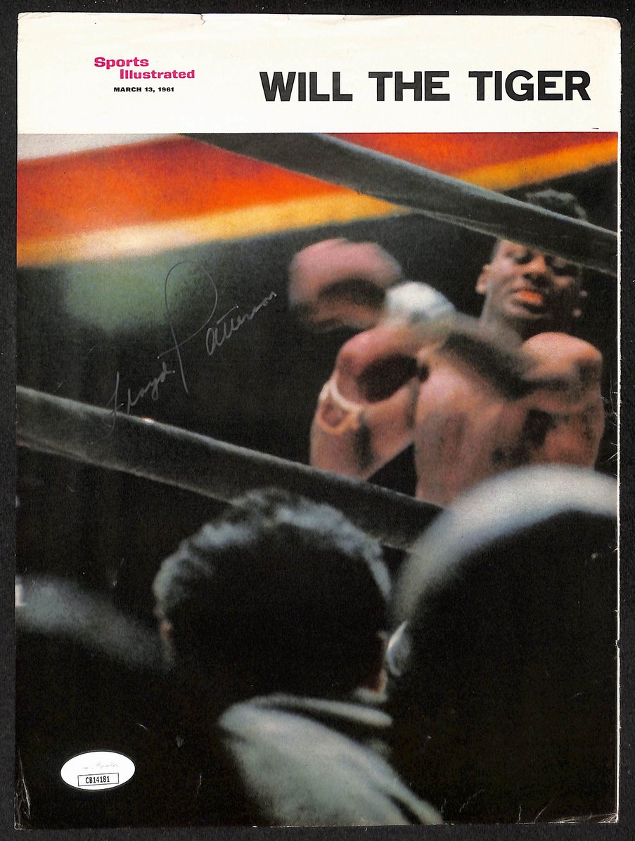 Floyd Patterson Signed/Autographed 1961 Sports Illustrated Page Boxing JSA 10698