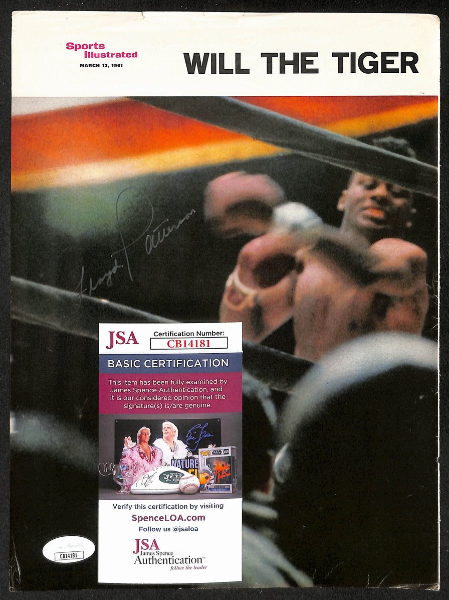 Floyd Patterson Signed/Autographed 1961 Sports Illustrated Page Boxing JSA 10698