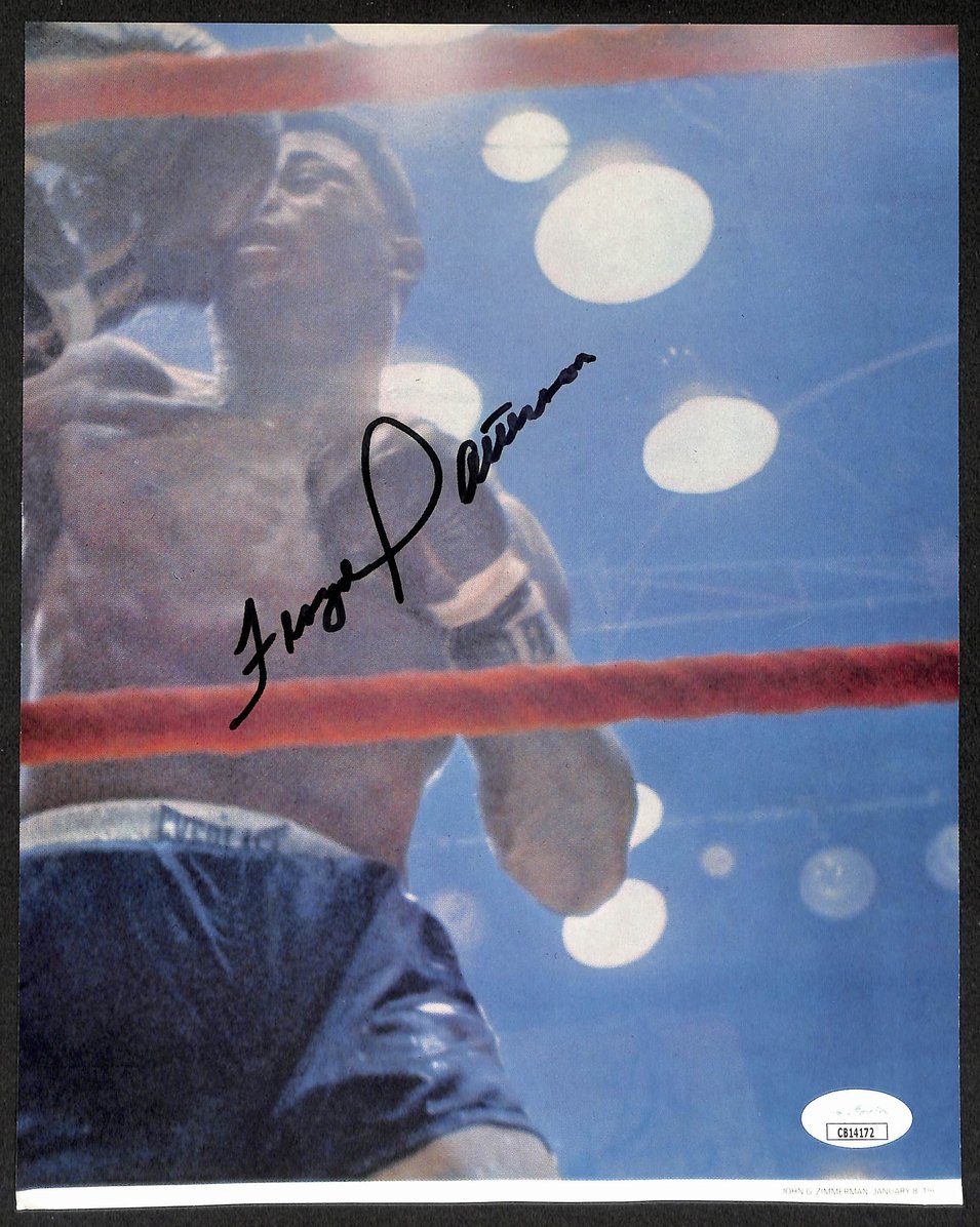 Floyd Patterson Signed/Autographed Color Magazine Page Boxing JSA 210707
