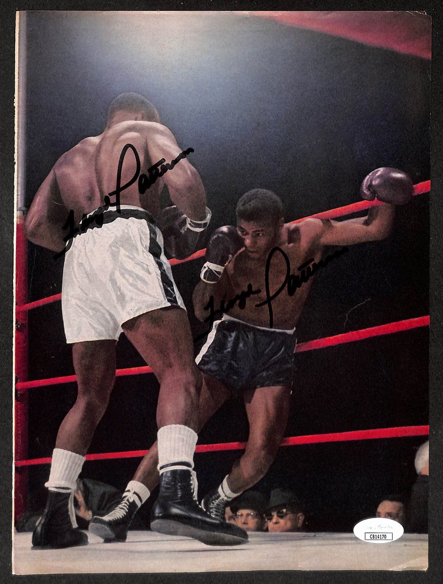 Floyd Patterson Signed/Autographed Color Magazine Page Boxing JSA 210709