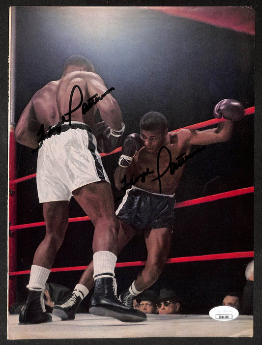 Floyd Patterson Signed/Autographed Color Magazine Page Boxing JSA 210709