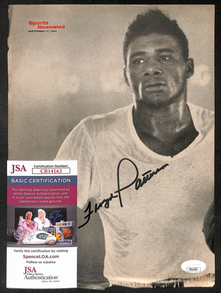 Floyd Patterson Signed/Autographed 1962 Sports Illustrated Page Boxing JSA 10716