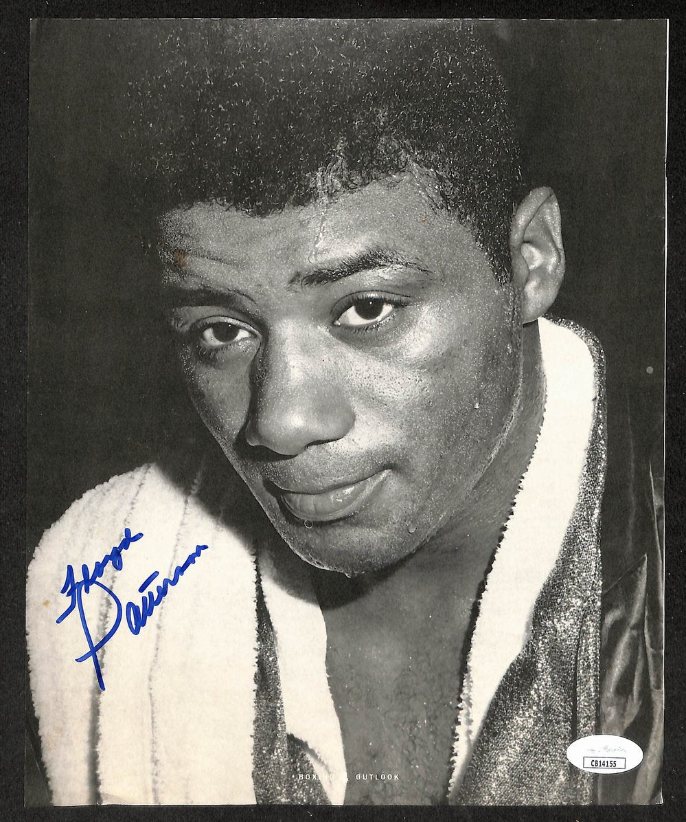 Floyd Patterson Signed/Autographed B&W Magazine Page Boxing JSA 210724
