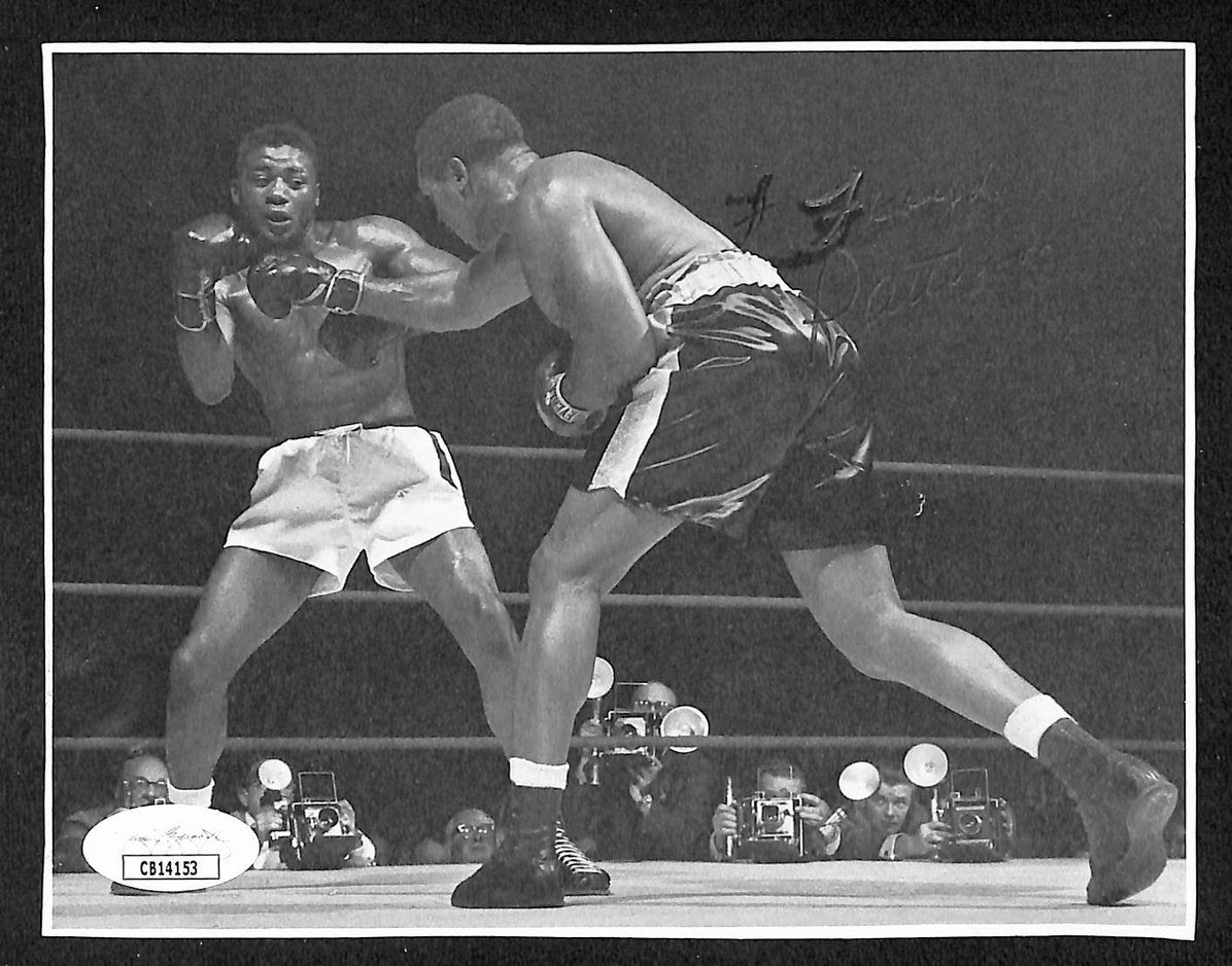 Floyd Patterson Signed/Autographed B&W Magazine Page Boxing JSA 210726