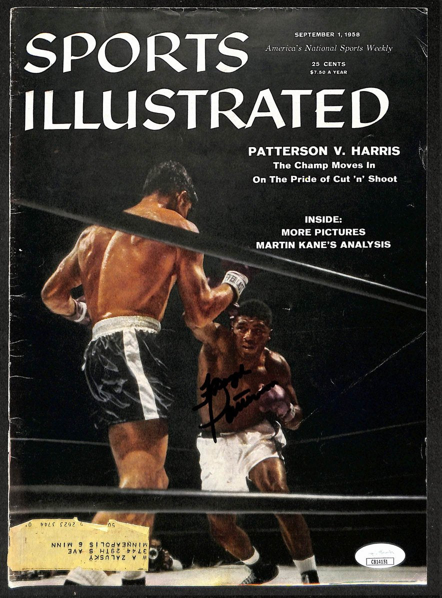 Floyd Patterson Signed/Autographed 1958 Sports Illustrated Cover Boxing JSA 0728