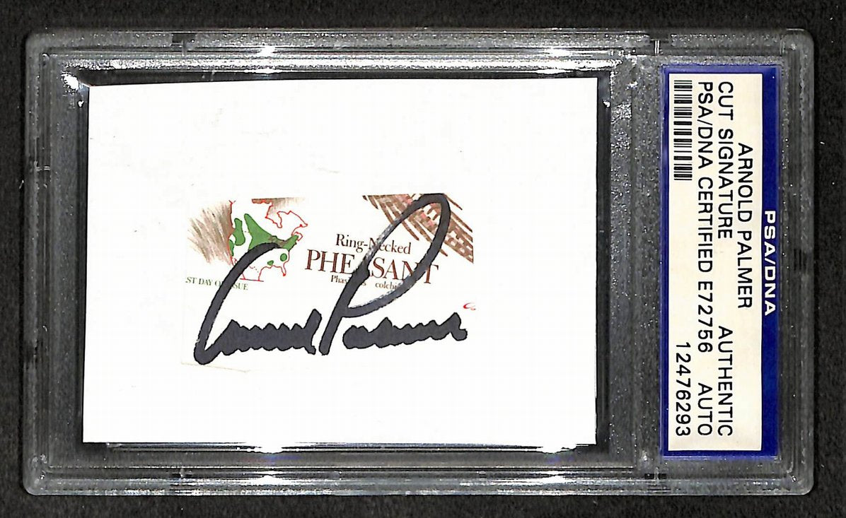 Arnold Palmer Signed/Autographed Cut Signature Golf HOF PSA/DNA 210743