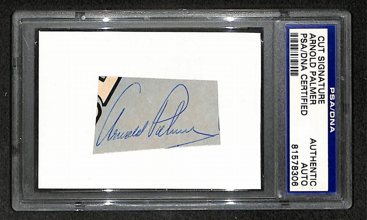 Arnold Palmer Signed/Autographed Cut Signature Golf HOF PSA/DNA 210752