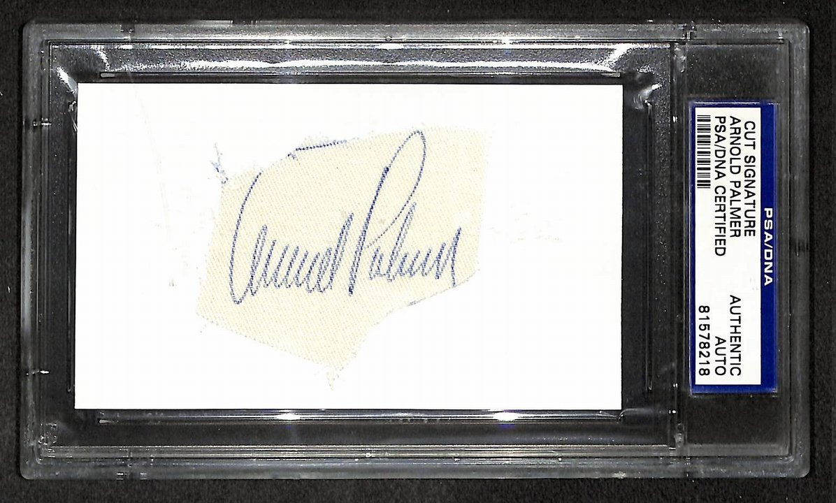 Arnold Palmer Signed/Autographed Cut Signature Golf HOF PSA/DNA 210763