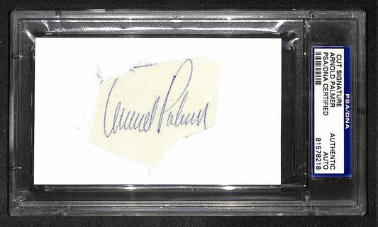Arnold Palmer Signed/Autographed Cut Signature Golf HOF PSA/DNA 210763