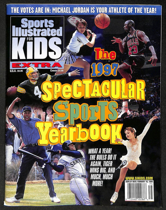 1997 Sports Illustrated Kids Spectacular Jordan Newsstand w/ Cards 211235