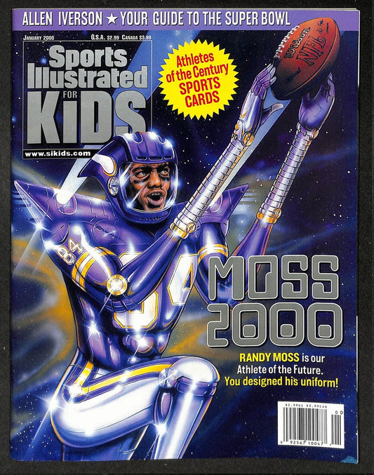 2000 Sports Illustrated Kids Randy Moss Newsstand w/ Cards Jordan Ruth 211240