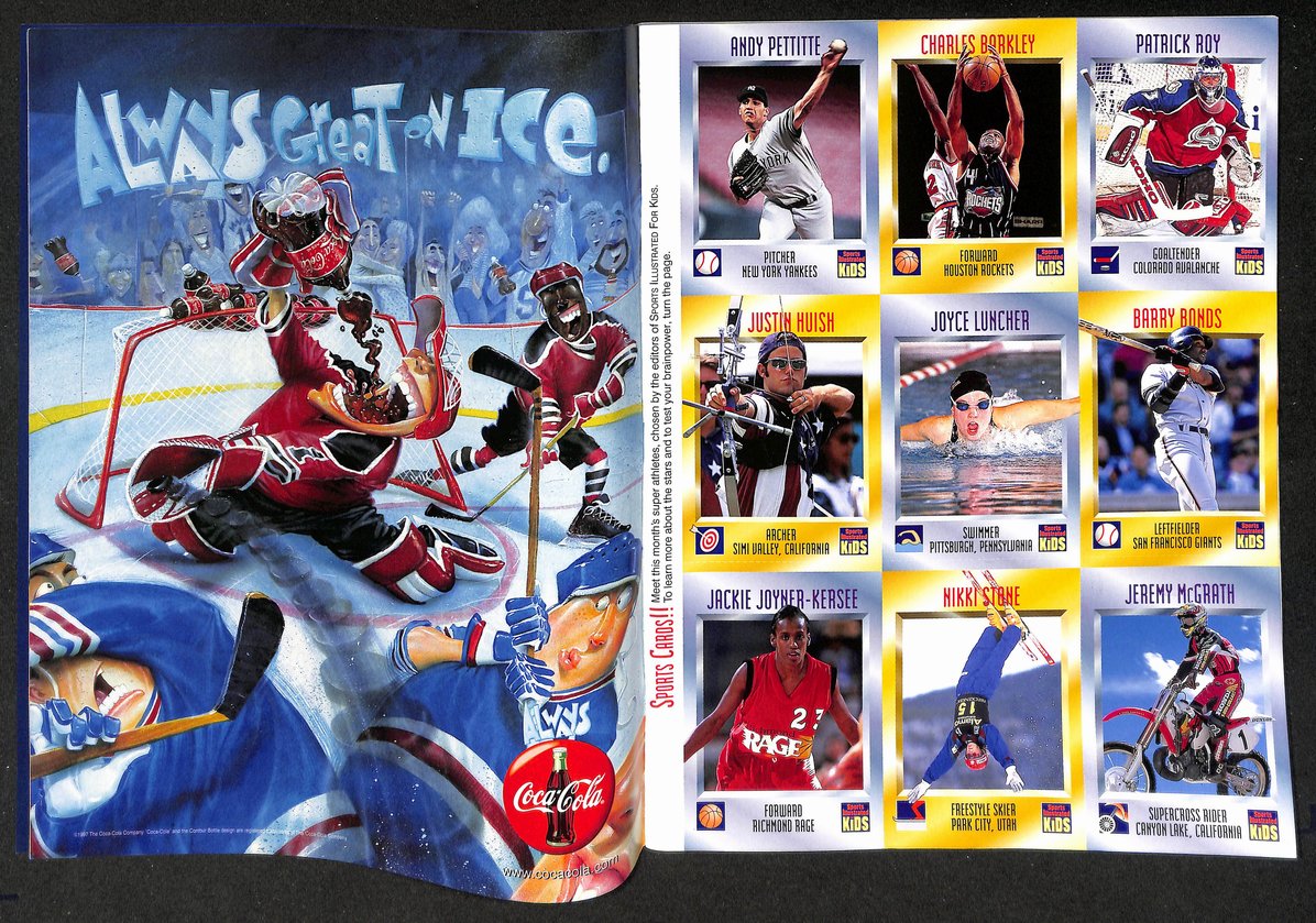 1997 Sports Illustrated Kids Newsstand w/ Cards BMX Jeremy McGrath 211243