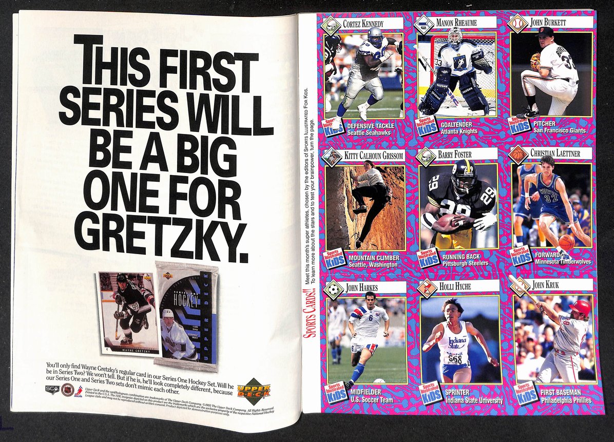 1993 Sports Illustrated Kids John Elway Newsstand w/ Cards 211244