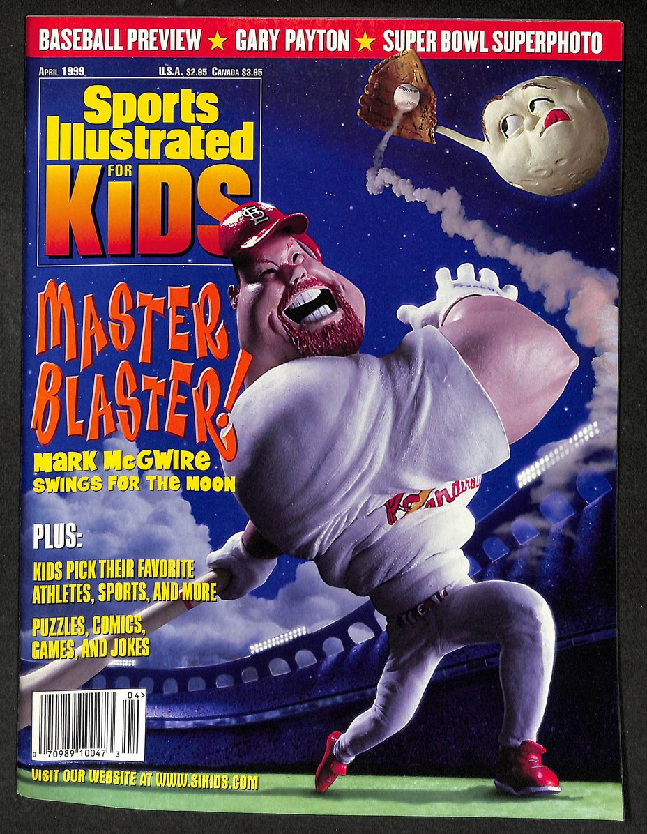 1999 Sports Illustrated Kids Mark McGwire Newsstand w/ Cards Elway 211253