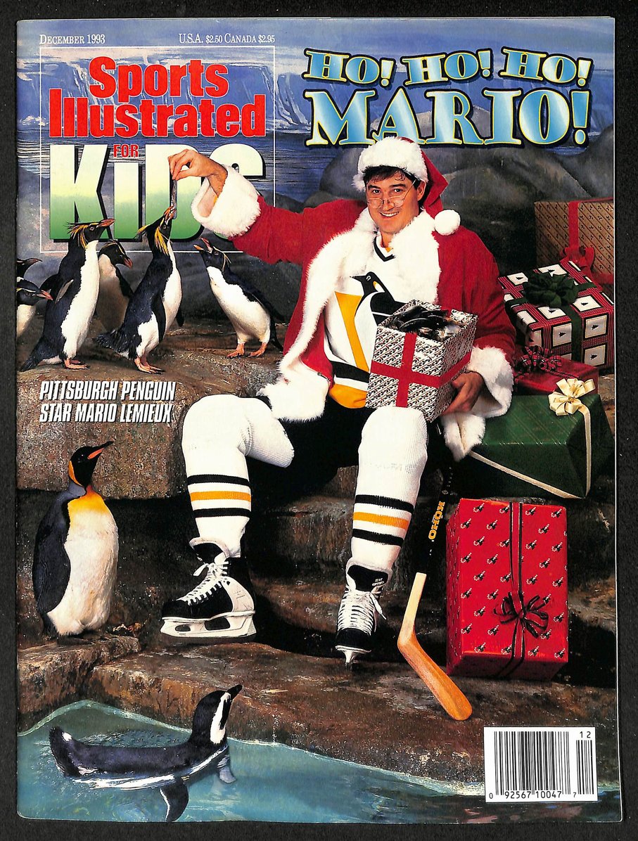 1993 Sports Illustrated Kids Lemieux Newsstand w/ Cards Ali Unitas Berra 211262
