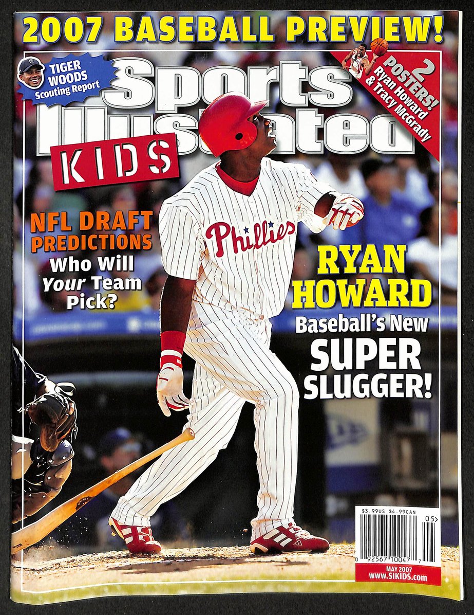 2007 Sports Illustrated Kids Ryan Howard w/ Cards Kevin Durant BA211268